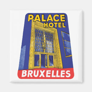 Palace Hotel Bruxelles Gepäcksiegel Magnet