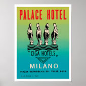 Palace Hotel Milano Poster (Vorne)
