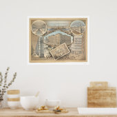 Palace Hotel, San Francisco, Kalifornien Poster (Küche)