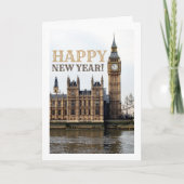 Palace of Westminster River View, London, England Karte (Vorderseite)