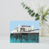 Palace Pier Brighton Postcard Postkarte (Stehend Vorderseite)