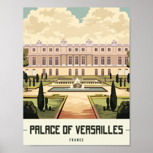Palace Versailles Paris Frankreich Reisemarkt Poster