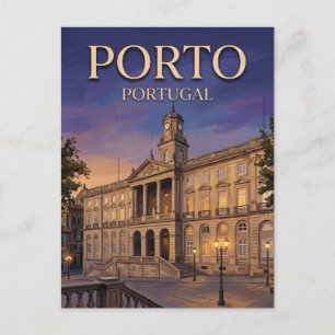 Palácio da Bolsa, Porto Portugal Postkarte
