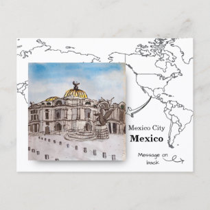 Palacio de Bellas Artes, Mexiko-Stadt Postkarte