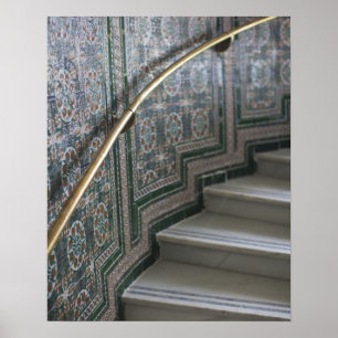 Palacio de Communicaciones, Moorish tiles Poster