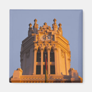 Palacio de Communicaciones, Turm Detail, Sonnenunt Magnet