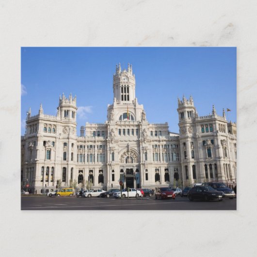 Palacio de Comunicaciones in Madrid Postkarte (Vorderseite)