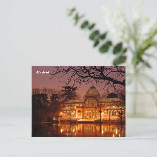 "Palacio de Cristal" Postkarte (Stehend Vorderseite)