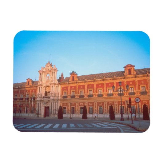 Palacio de Telmo in Sevilla, Spanien Magnet (Horizontal)