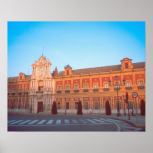 Palacio de Telmo in Sevilla, Spanien Poster