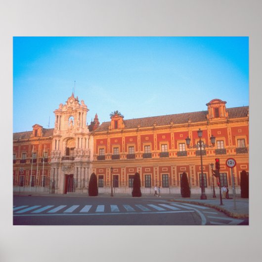 Palacio de Telmo in Sevilla, Spanien Poster (Vorne)