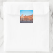 Palacio de Telmo in Sevilla, Spanien Quadratischer Aufkleber (Tasche)