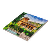 Palacio del Partal, Alhambra, Granada, Spanien. Fliese (Seite)