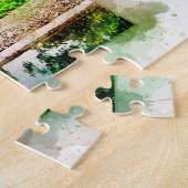 Palacio del Partal, Alhambra, Granada, Spanien. Puzzle (Seite)