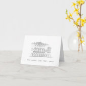 Palacio Municipal, Lima, Perú Karte (Gelbe Blume)