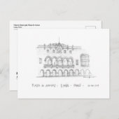 Palacio Municipal, Lima, Perú Postkarte (Vorne/Hinten)