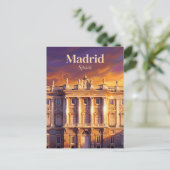 Palacio Real de Madrid Spanien Postkarte (Stehend Vorderseite)