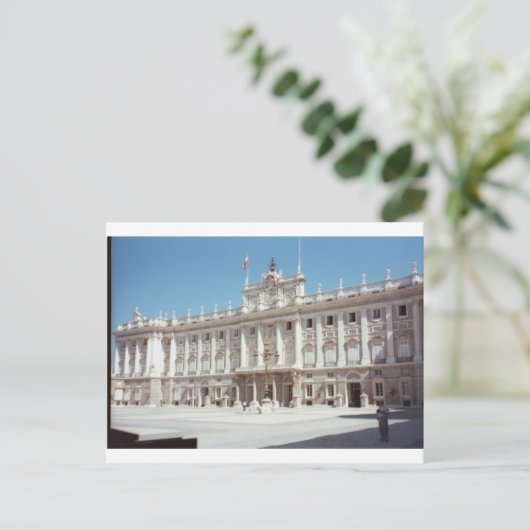Palacio Real, Madrid Postkarte (Stehend Vorderseite)