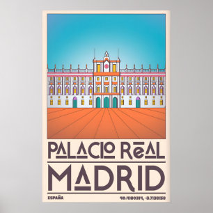 Palacio Real Madrid Wandkunst - Saubere Linien, Fe Poster
