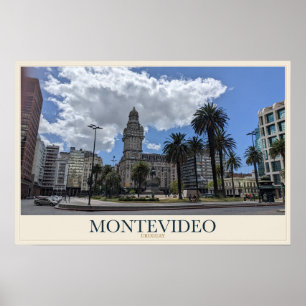 Palacio Salvo in Montevideo Poster