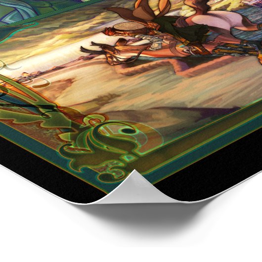 Paladin - 15x30" poster (Ecke)