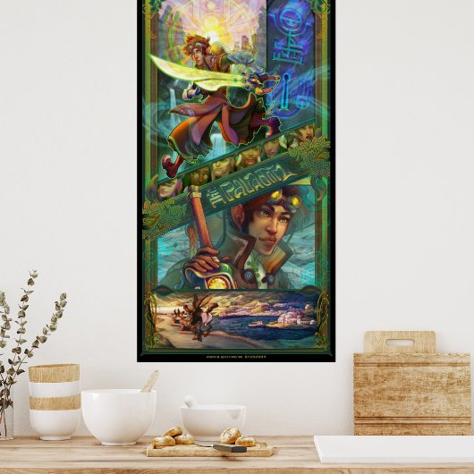Paladin - 24x48" poster (Küche)