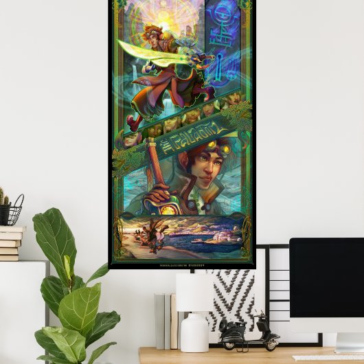 Paladin - 24x48" poster (Heimbüro)