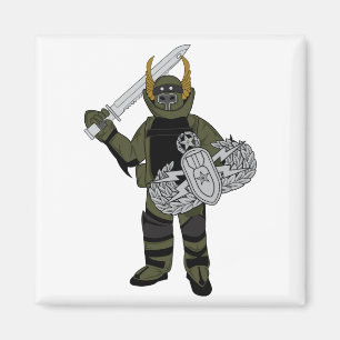 Paladin-Bomben-Anzug Magnet