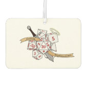 Paladin Dice Design Autolufterfrischer (Rückseite)