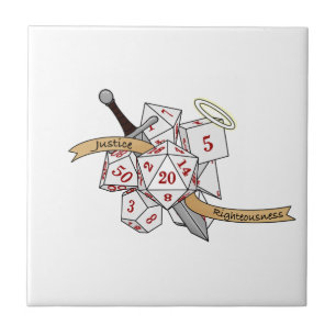 Paladin Dice Design Fliese
