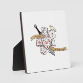 Paladin Dice Design Fotoplatte (Vorderseite)