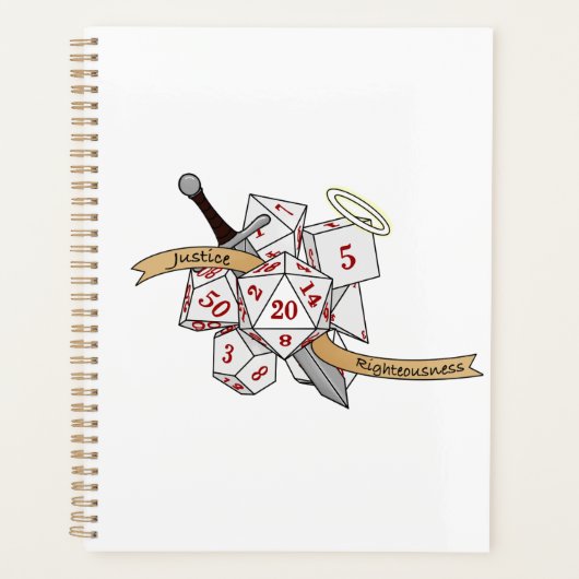 Paladin Dice Design Planer (Vorderseite)