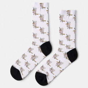 Paladin Dice Design Socken