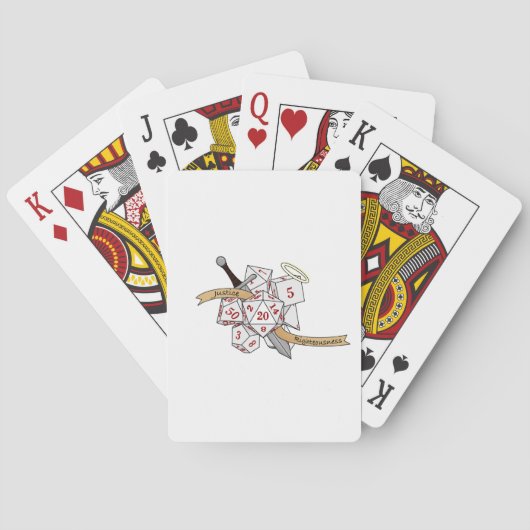 Paladin Dice Design Spielkarten (Rückseite)