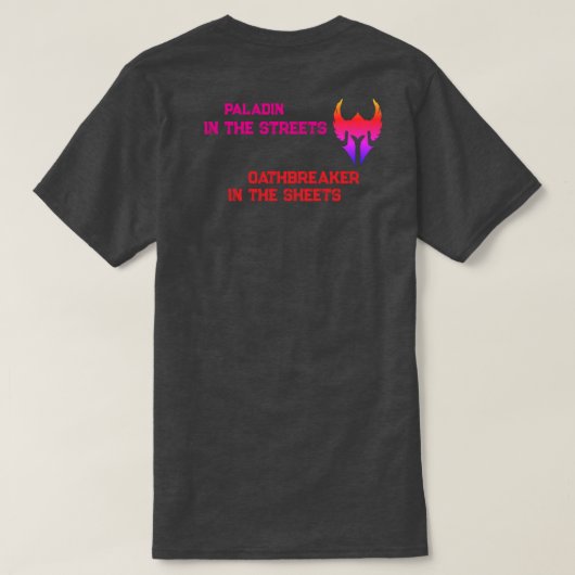 Paladin Eidbrecher Großmaul T-Shirt (Design Rückseite)