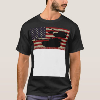 Paladin M109 A7 Vintage Ame von Howitzer mit Selbs T-Shirt