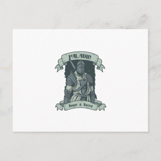Paladin Postkarte (Vorderseite)