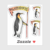 Paläeudyptes Extinct Pinguin Aufkleber (Blatt)