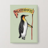 Paläeudyptes Extinct Pinguin Button (Vorderseite)