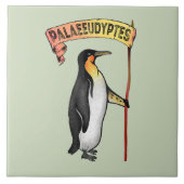 Paläeudyptes Extinct Pinguin Fliese (Vorderseite)