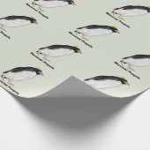 Paläeudyptes Extinct Pinguin Geschenkpapier (Ecke)
