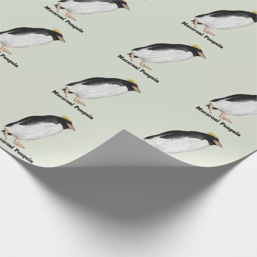 Paläeudyptes Extinct Pinguin Geschenkpapier (Ecke)