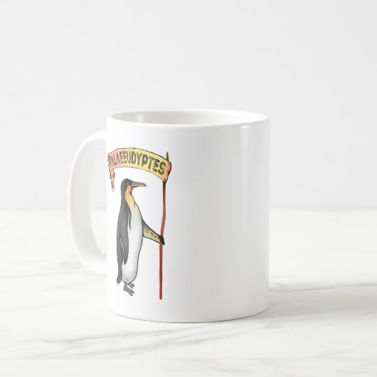 Paläeudyptes Extinct Pinguin Kaffeetasse (Vorderseite Links)