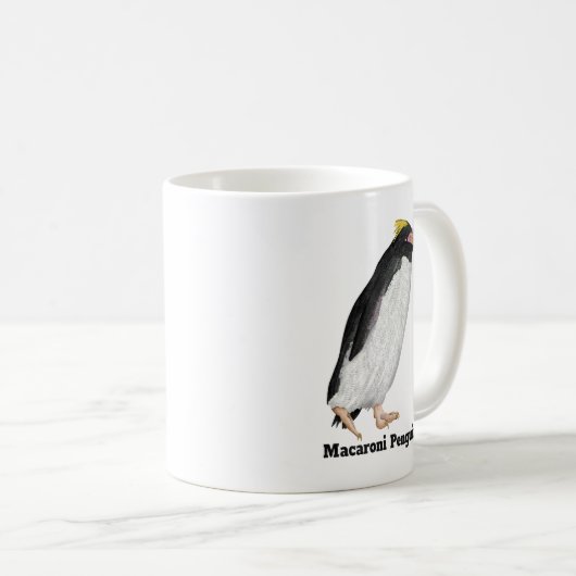 Paläeudyptes Extinct Pinguin Kaffeetasse (VorderseiteRechts)