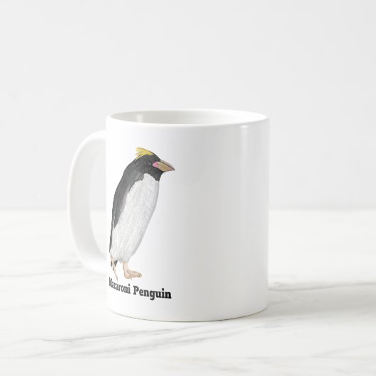 Paläeudyptes Extinct Pinguin Kaffeetasse (Vorderseite Links)