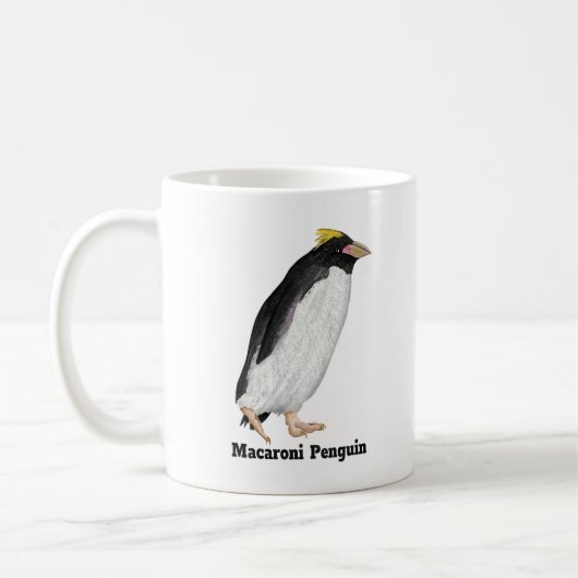 Paläeudyptes Extinct Pinguin Kaffeetasse (Links)