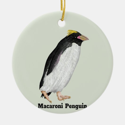 Paläeudyptes Extinct Pinguin Keramik Ornament (Vorne)