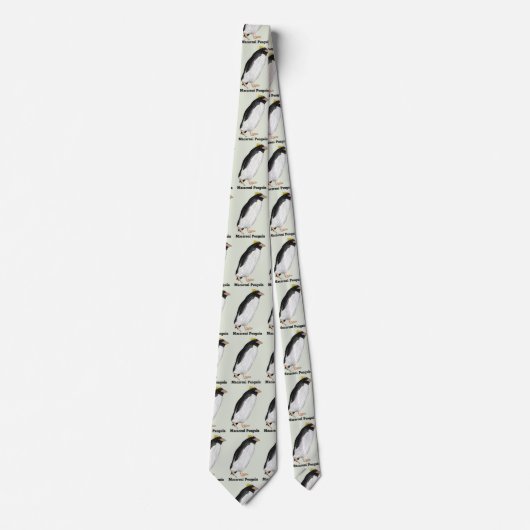 Paläeudyptes Extinct Pinguin Krawatte (Vorderseite)