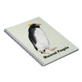 Paläeudyptes Extinct Pinguin Notizblock (Rechte Seite)