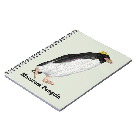 Paläeudyptes Extinct Pinguin Notizblock (Linke Seite)